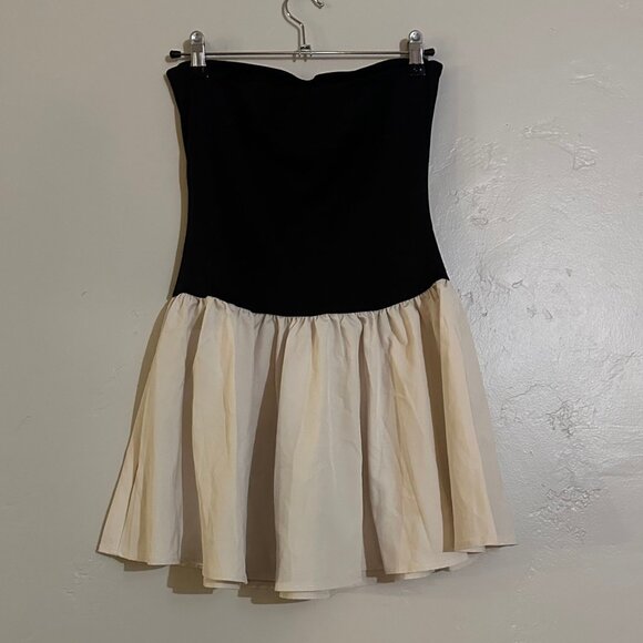 NWOT Colorblock Tube Mini Dress - Picture 3 of 3